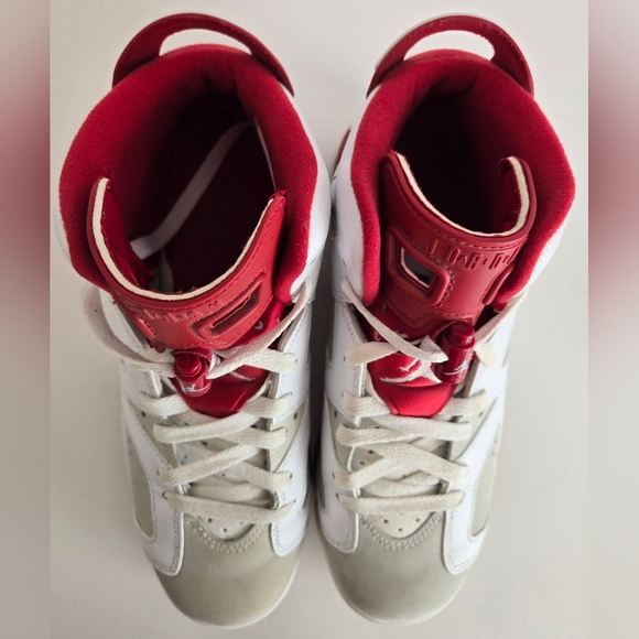 Air Jordan Retro 6 VI “Alternate‎ Hare” Gym Red (384665-113) 2016 US Size 7Y - Picture 4 of 10